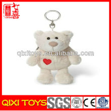 Professional design cute gift bear plush keychain and coin purse